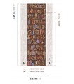 Papier Peint GAUDIA ROUGE DGJOY2031 260 - Collection JOY - MASUREEL - REF. DGJOY2031 260